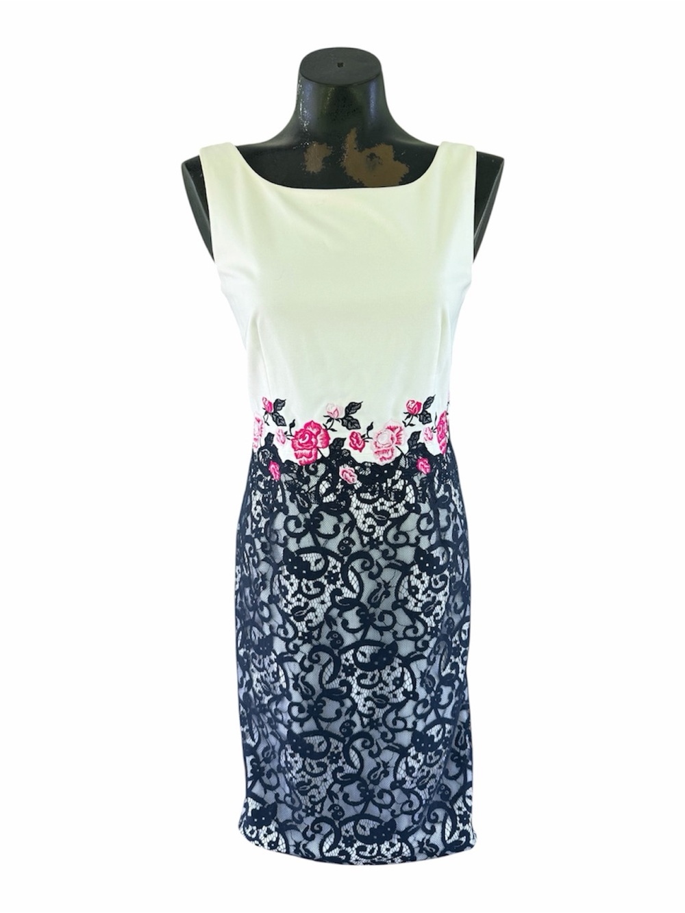 Vintage Antonio Melani Cocktail PartyDress Sleeveless Special Occasion sz4